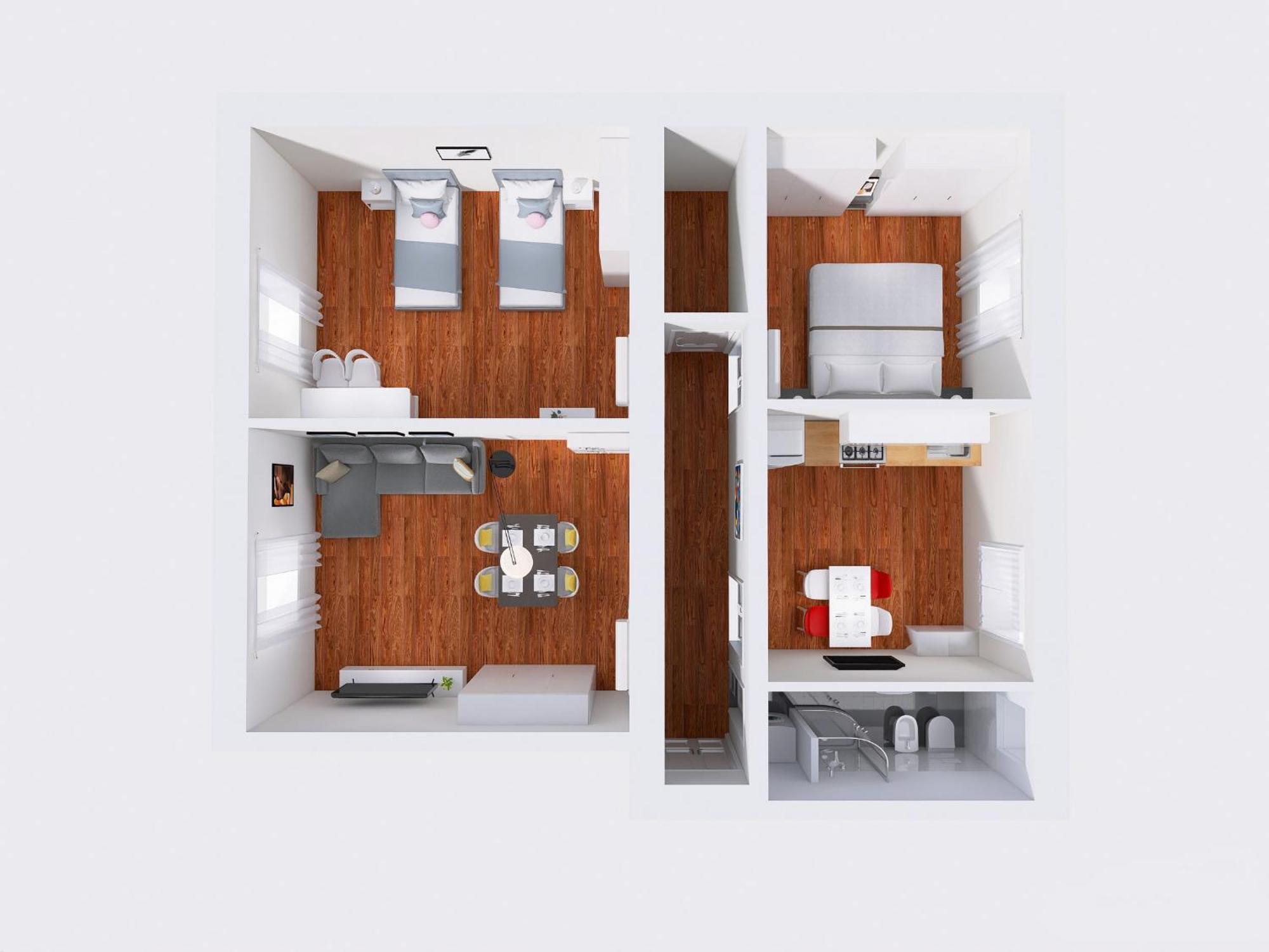 The Rent - Spacious Two-bedroom In Porta Romana * Milaan